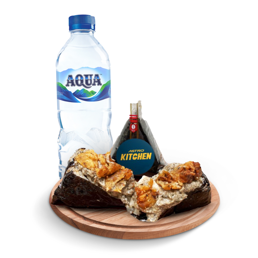 Bundle Aqua 600ml & Chicken Truffle Onigiri