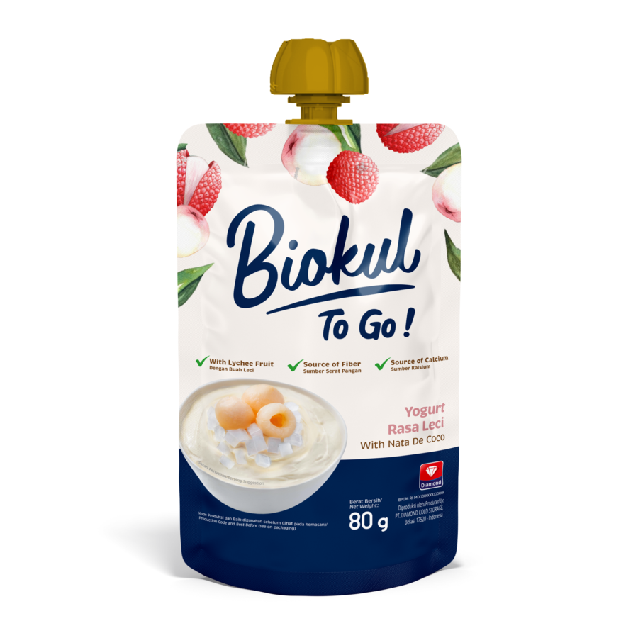 Biokul Yogurt To Go Lychee  80gram