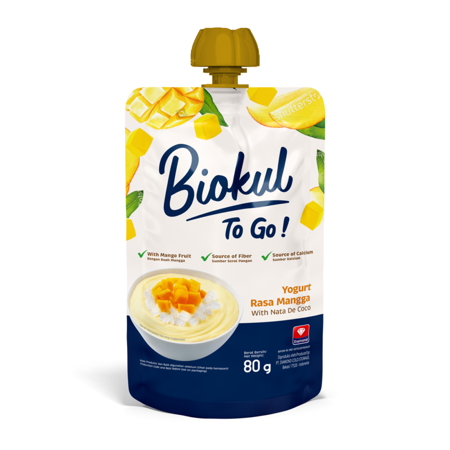 Biokul Yogurt To Go Mango  80gram