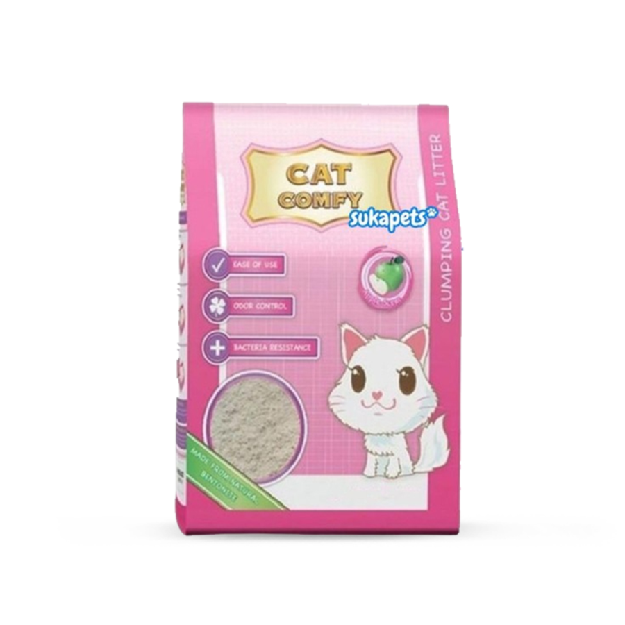 Cat Comfy Bentonite Cat Litter Apple Scent 10liter