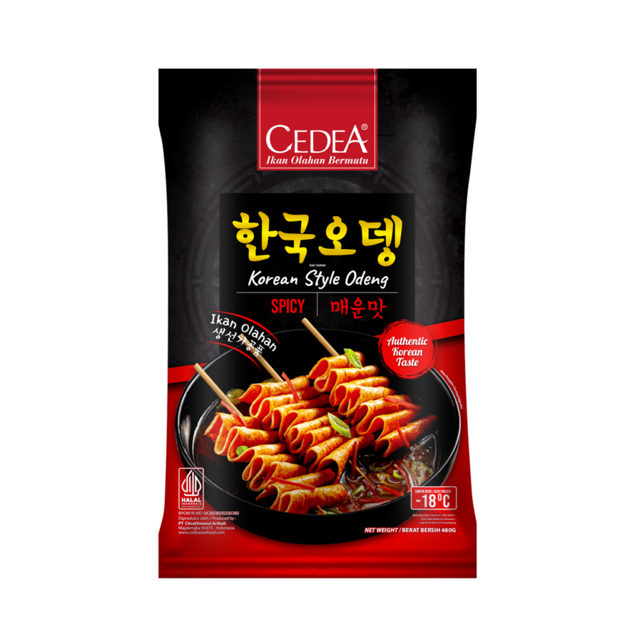 Cedea Korean Odeng Spicy 480gram