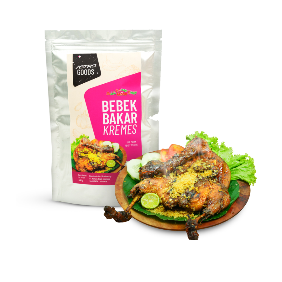 Bebek Bakar Astro Goods x Bebek Goreng Crispy Begok 450gram
