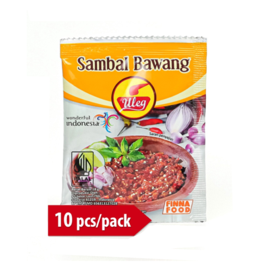 Finna Sambal Uleg Bawang Sachet 18gr 10sachets