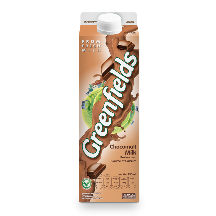 Greenfields Fresh Milk Chocomalt Milk 950ml