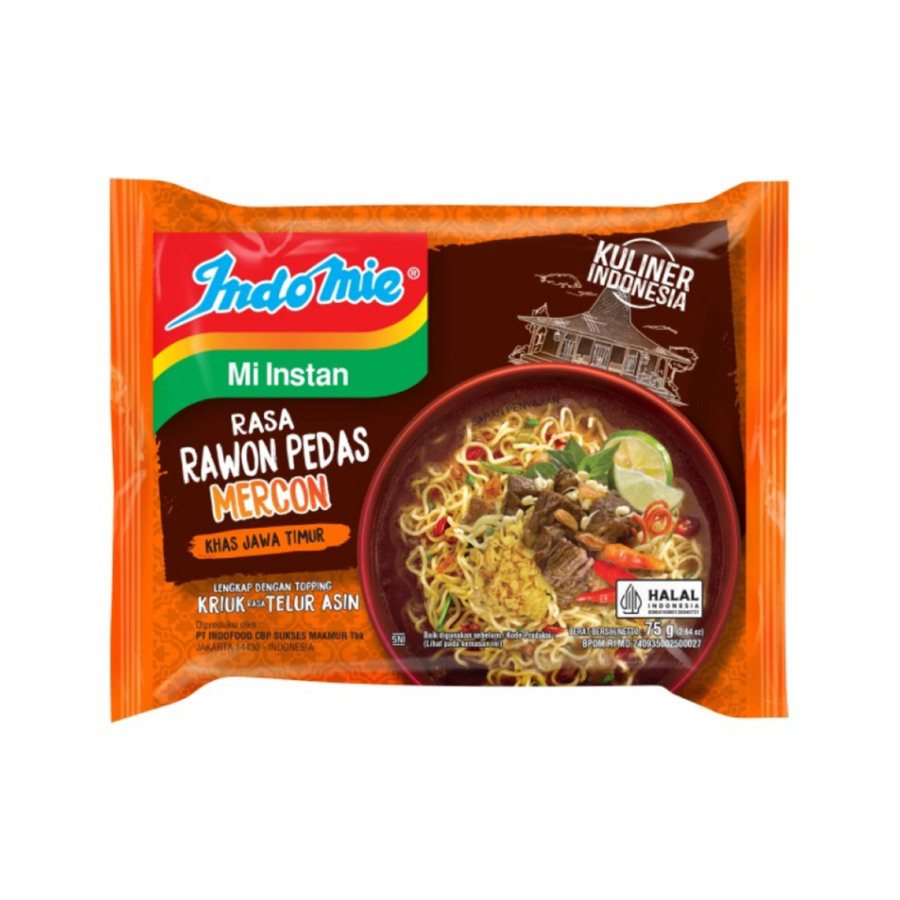 Indomie Rasa Rawon Pedas Mercon 75gram