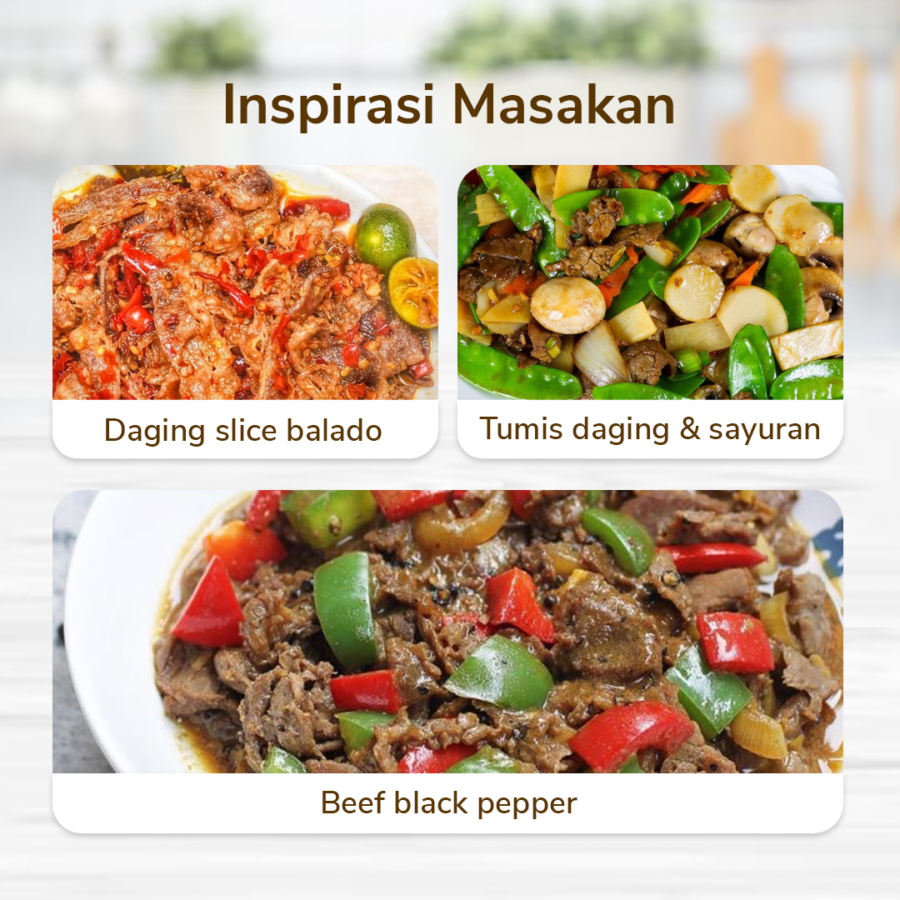 Paket Nusantara 2 Menu Daging Sapi Oseng Viral 1pcs