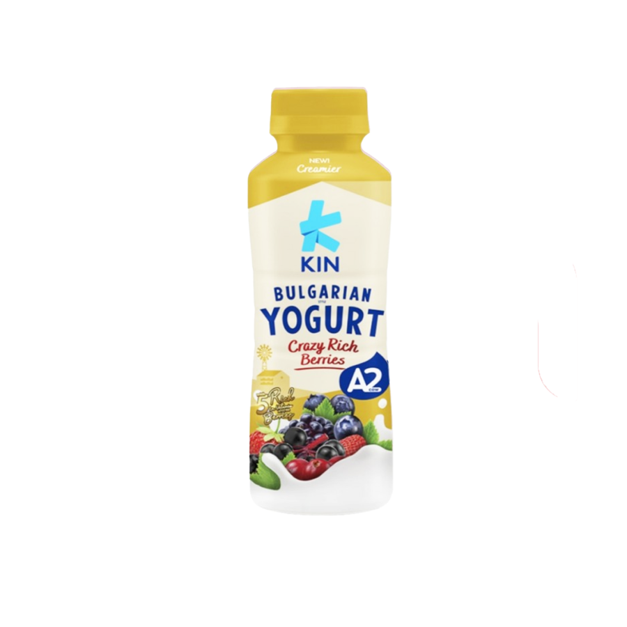 KIN Bulgarian Yogurt Drink Crazy Rich Berries 200ml