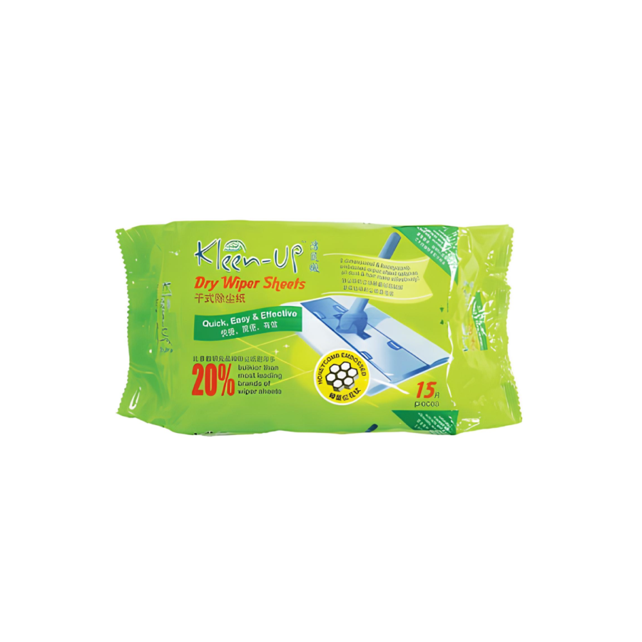 Kleen Up Dry Wiper Sheets Wet Wipes 1pcs