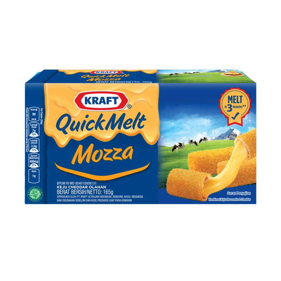 Kraft Quick Melt Mozza Cheese/Keju 165gram