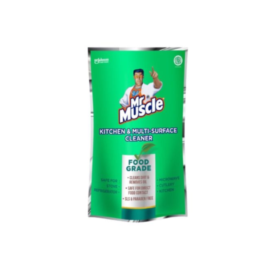 Mr. Muscle Kitchen & Multi-Surface Cleaner Pouch/Cairan Pembersih 480ml