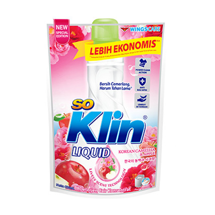 Soklin Deterjen Cair Korean Camellia 525ml