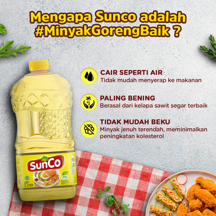Sunco Minyak Goreng Pouch 1liter