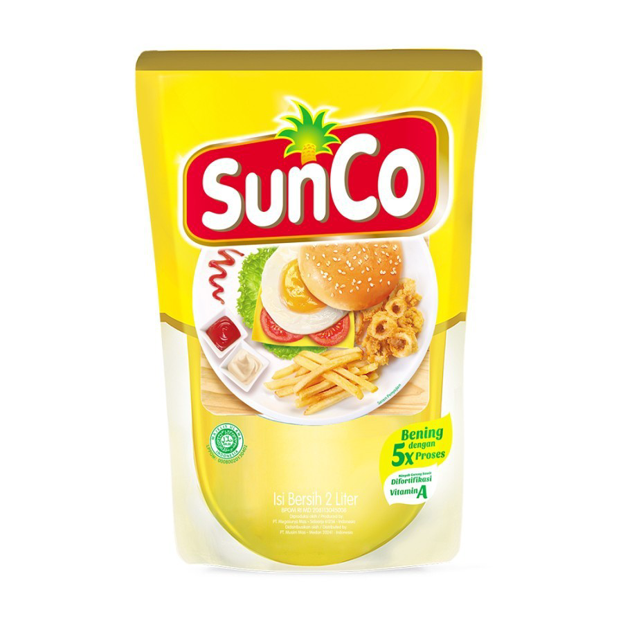 Sunco Minyak Goreng Pouch/Cooking Oil 2liter