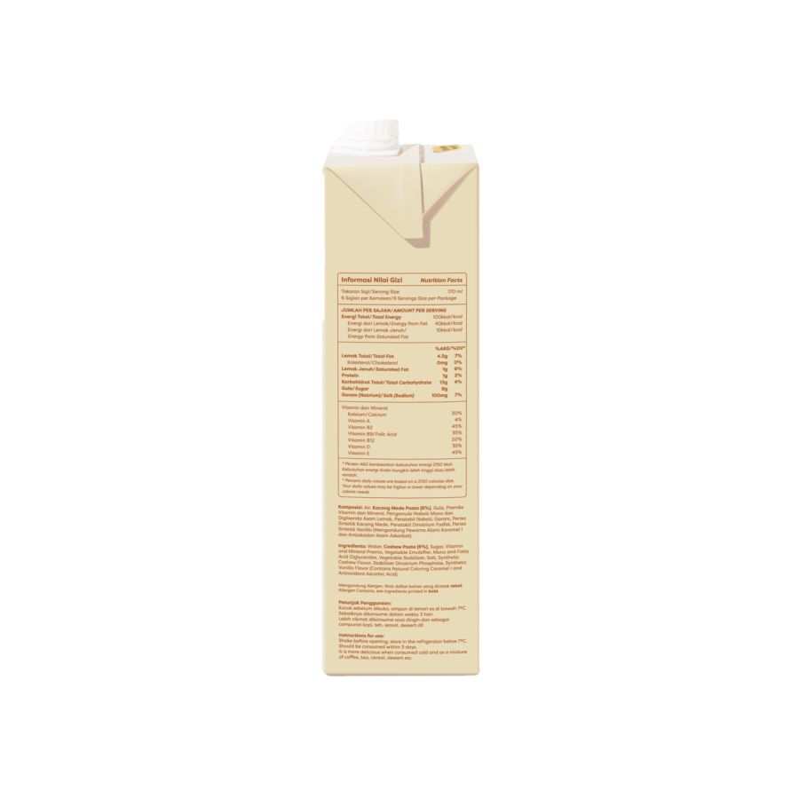Arummi Cashew Milk Original 1000ml