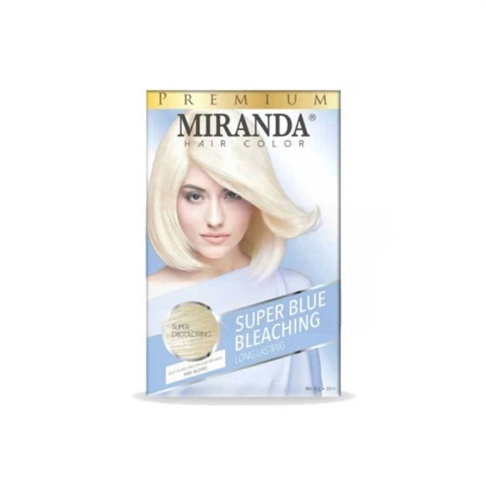 Miranda Hair Color Super Blue Bleaching