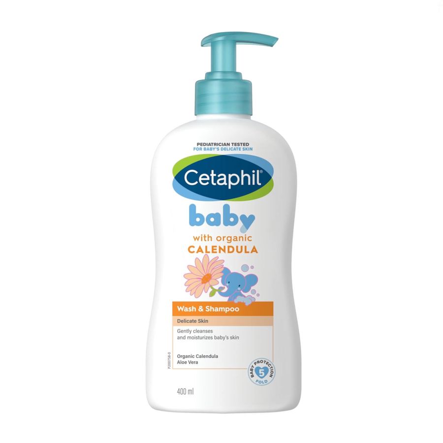 Cetaphil Baby Gentle Wash And Shampoo With Calendula 400ml