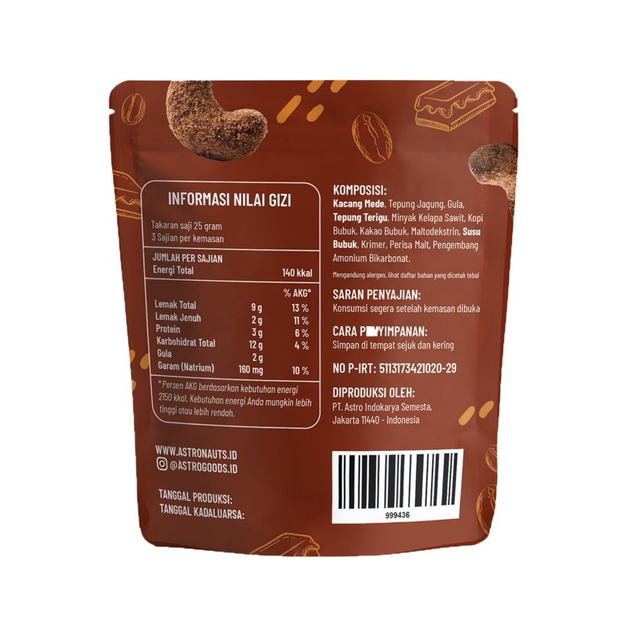 Cashew Choco Buzz Blend Astro Goods 80gram