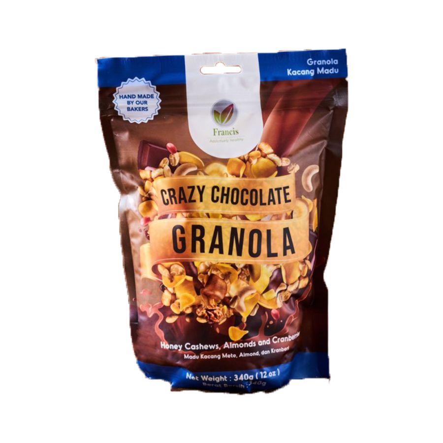 Francis Organic Crazy Chocolate Granola 340gram