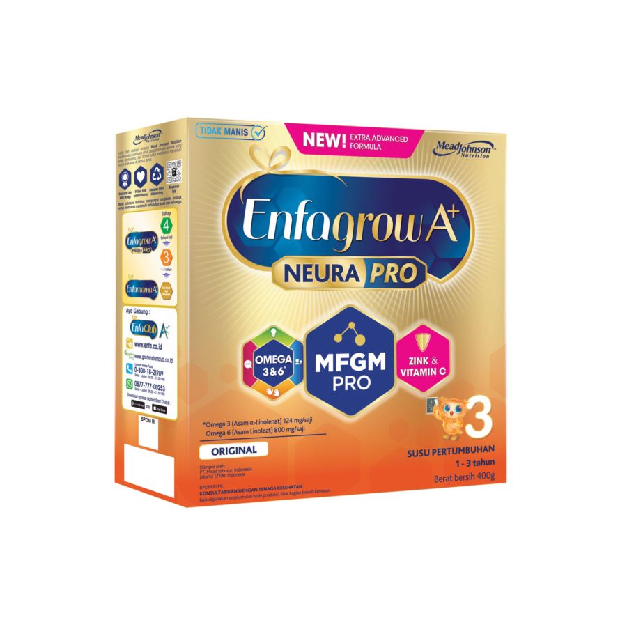 Enfagrow A+ 3 Original Susu Formula 1-3 Tahun 400gram
