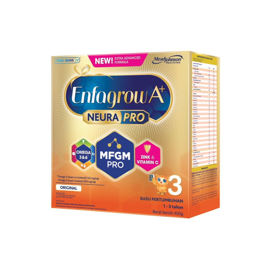 Enfagrow A+ 3 Original Susu Formula 1-3 Tahun 400gram