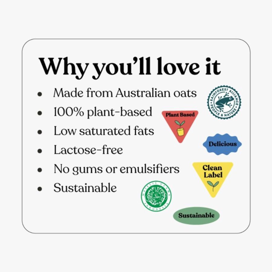 Oatside Oat Milk Kemasan Straw Coffee 200ml 1 Dus 12 Pcs/Susu Oat 1pcs