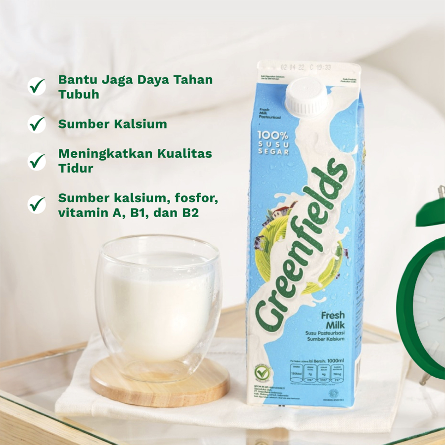 Greenfields Fresh Milk Full Cream 950ml