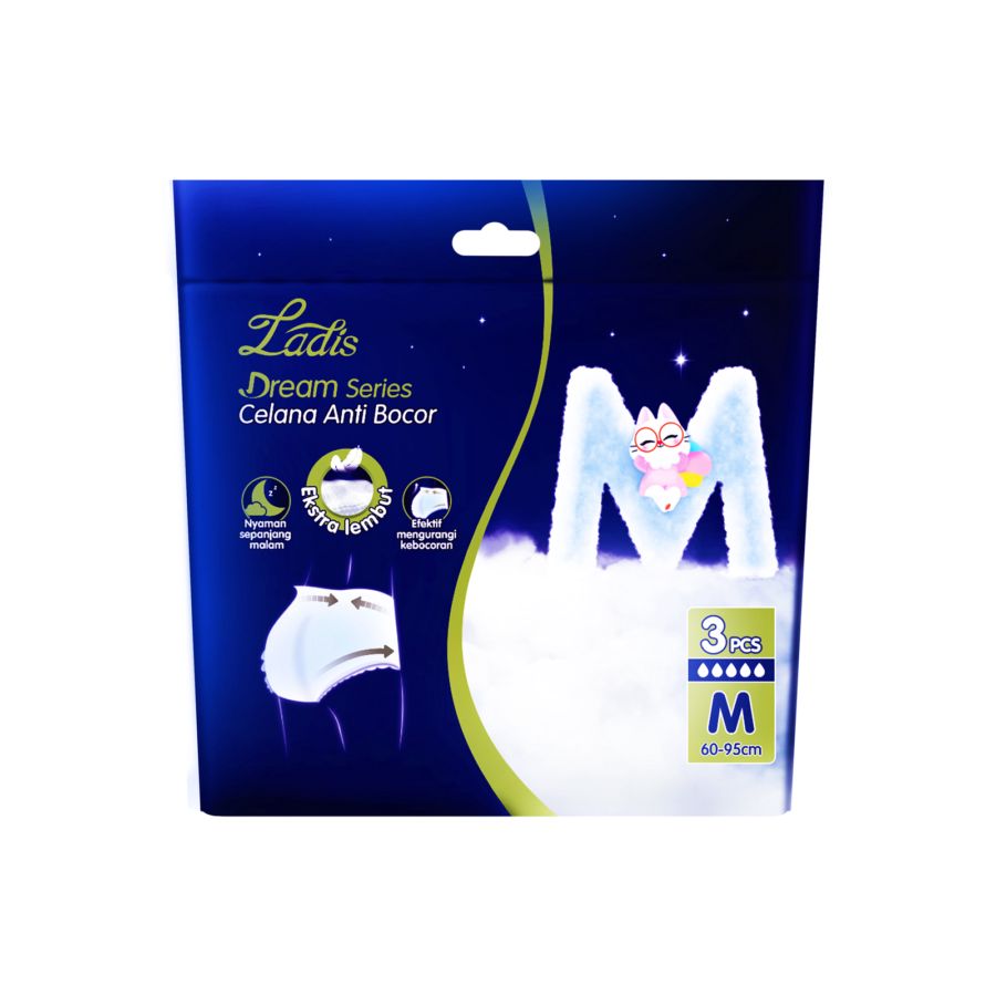 Ladis Dream Menstruation Size M Pants/Pembalut Celana 1packs