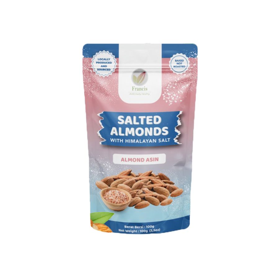 Francis Organic Salted Almond 100gram