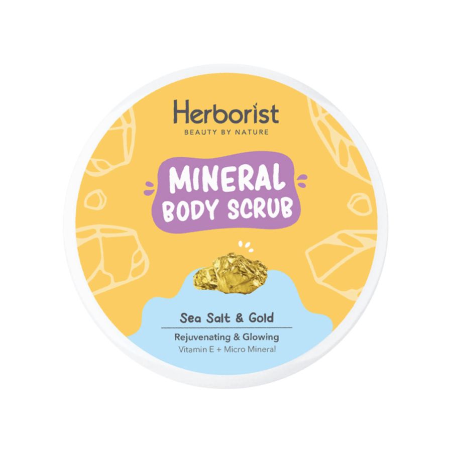 Herborist Mineral Body Scrub Sea Salt & Gold 200gram 200gram