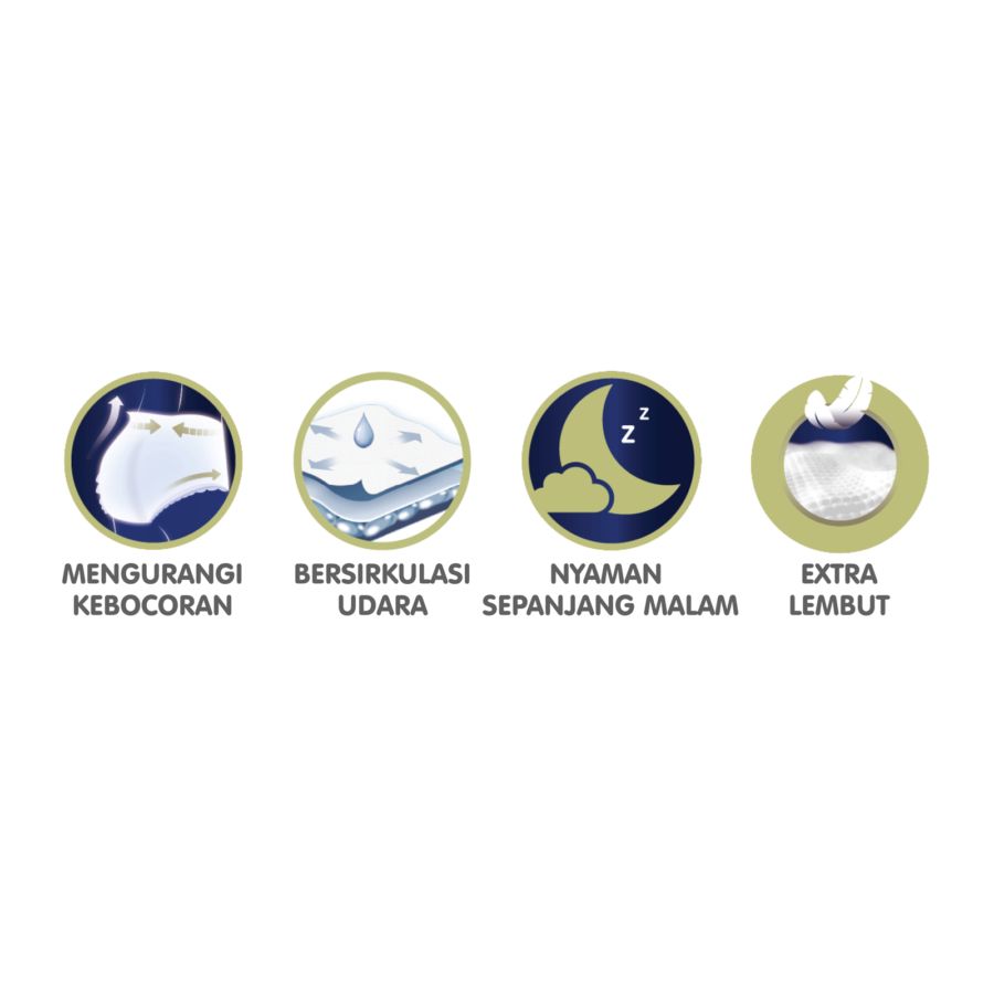 Ladis Dream Menstruasi Pembalut Celana Size M 3pcs