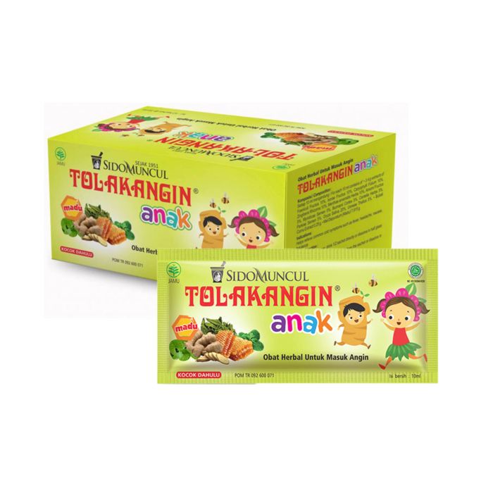 Sidomuncul Tolak Angin Anak Obat Herbal Masuk Angin Box