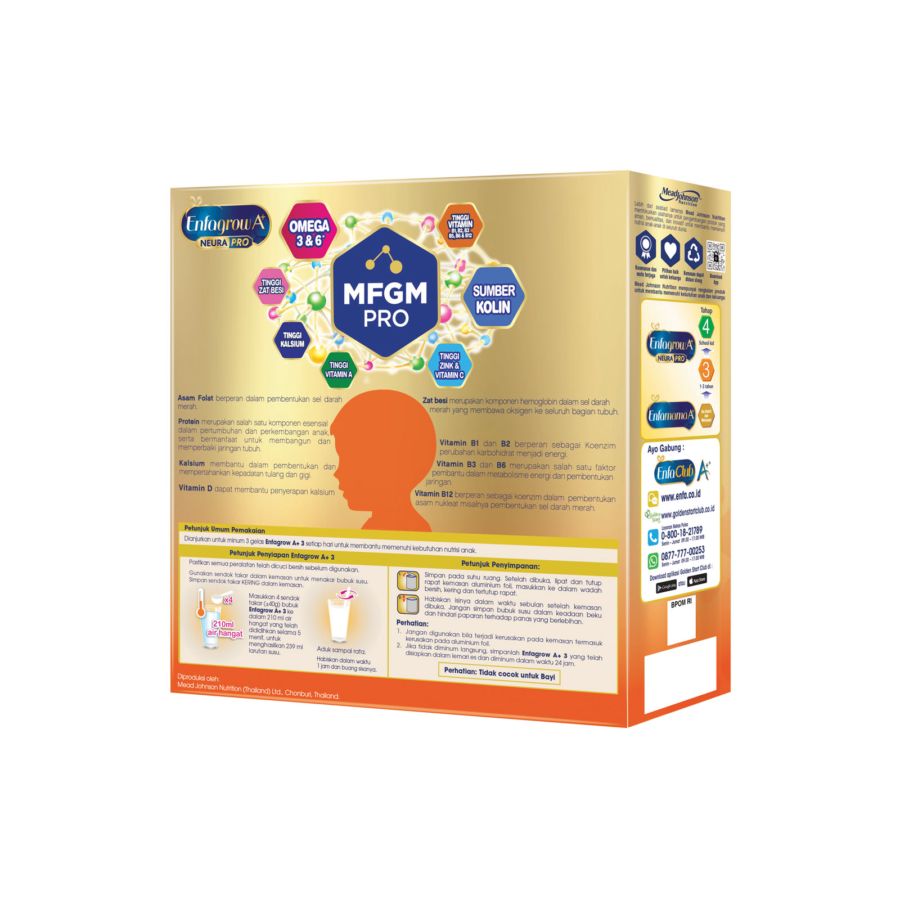 Enfagrow A+ 3 Vanilla 1-3 Tahun Susu Formula 400gram