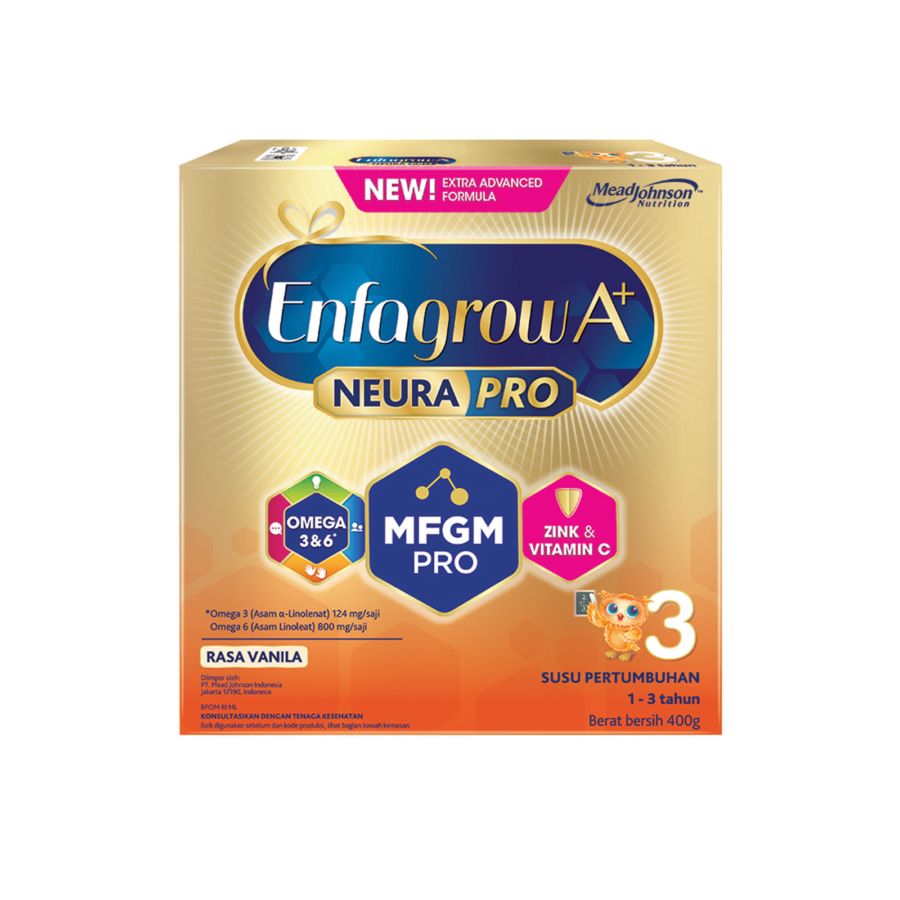 Enfagrow Vanila A+ 3/Susu Formula 400gram