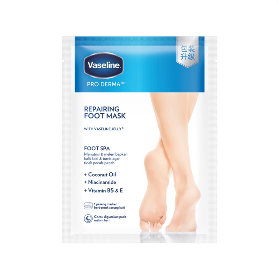 Vaseline Repairing Foot Mask With Vaseline Jelly & Niacinamide 24ml