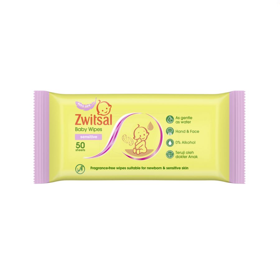 Zwitsal Baby Wipes Tissue Basah Sensitive 50sheets