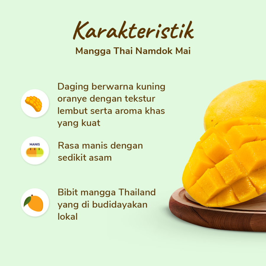 Mangga Thailand Astro Farm 2-3 pcs 1-1.1kg