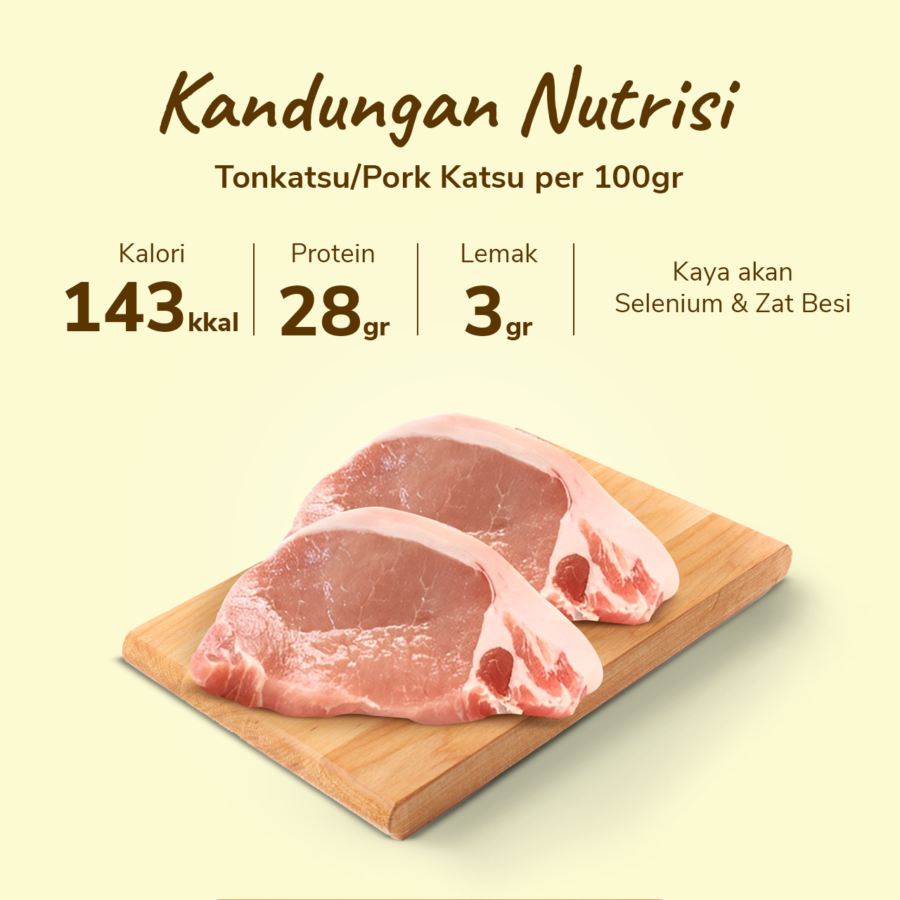 Tonkatsu/Pork Katsu 500gram