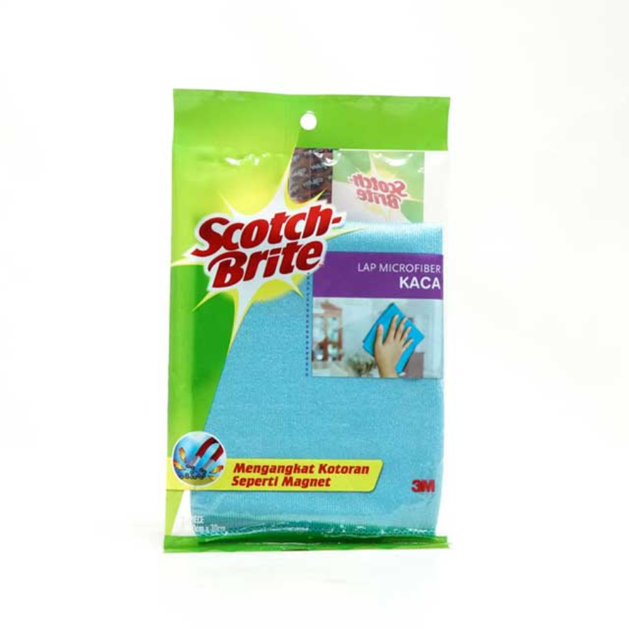 [INVALID] 3M Scotch Brite Kain Lap Bahan Microfiber Pembersih Kaca/Alat Pembersih Rumah