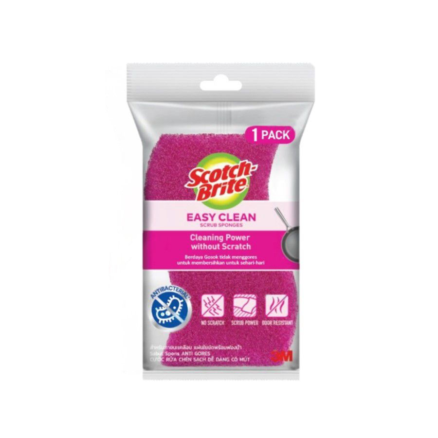 Scotch Brite Spons Cuci Piring Anti Gores 1pcs