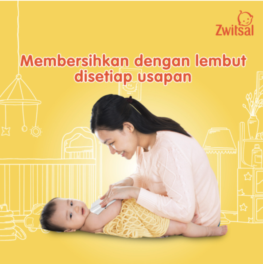 Zwitsal Baby Wipes Rich Moisture 2pcs