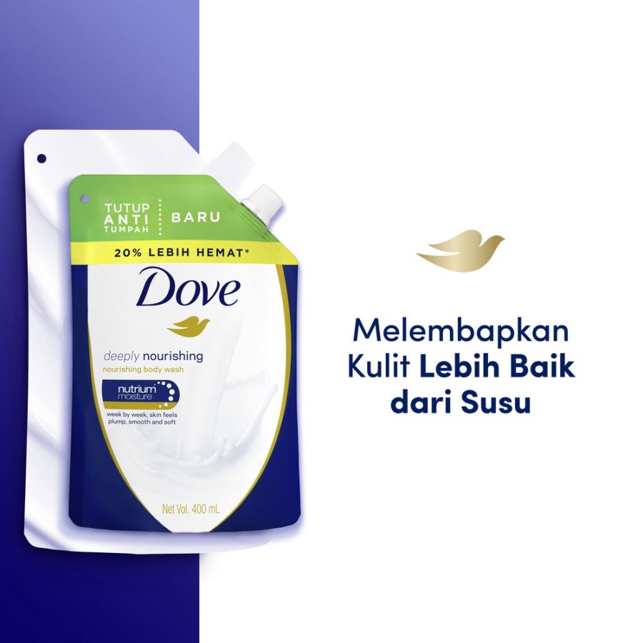 Dove Body Wash Deeply Nourishing 400mL BOGOF 1pcs