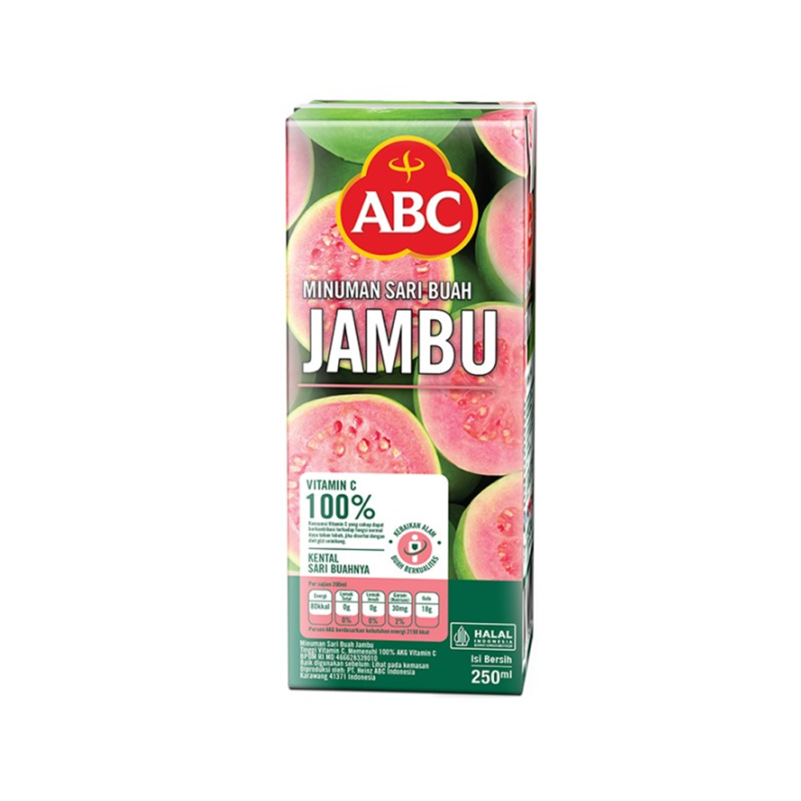 [INVALID] ABC Juice Jambu 250ml/Jus 250 ml 250ml