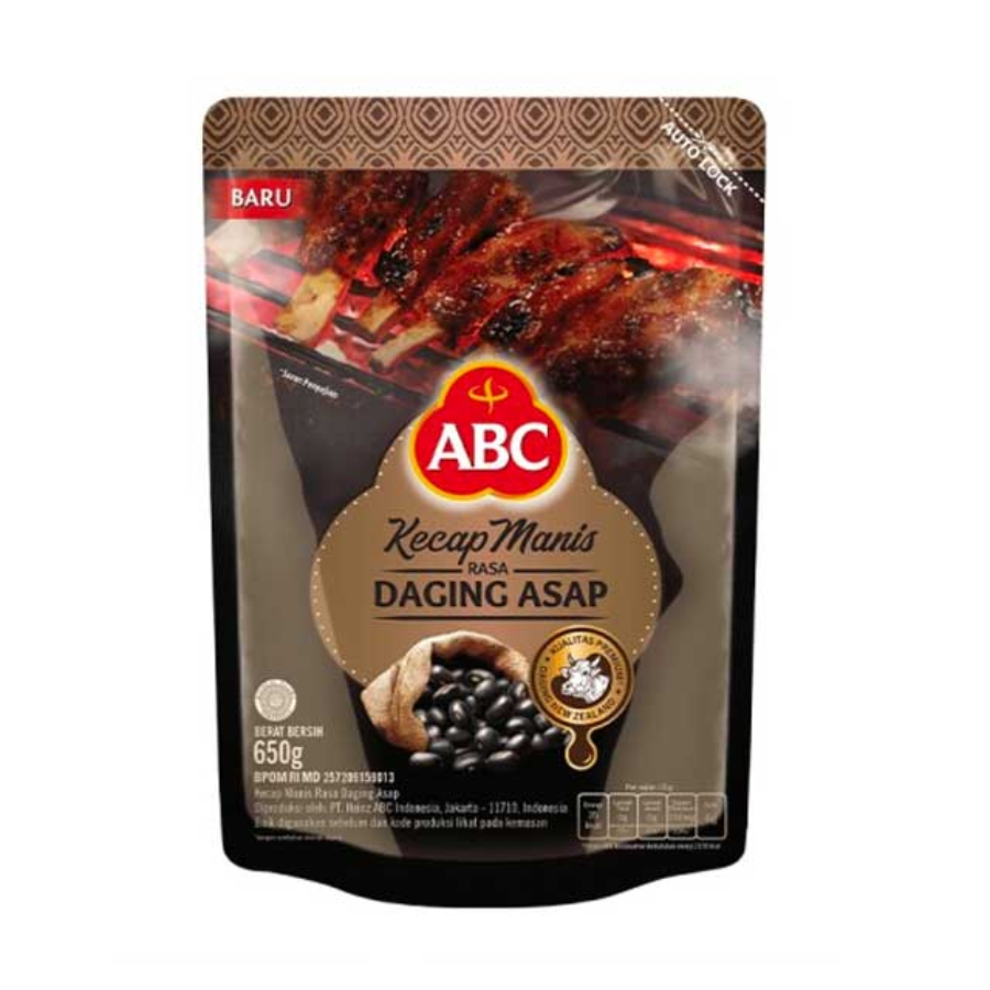 [INVALID] ABC Kecap Manis Daging Asap Pouch 650 ml 650ml