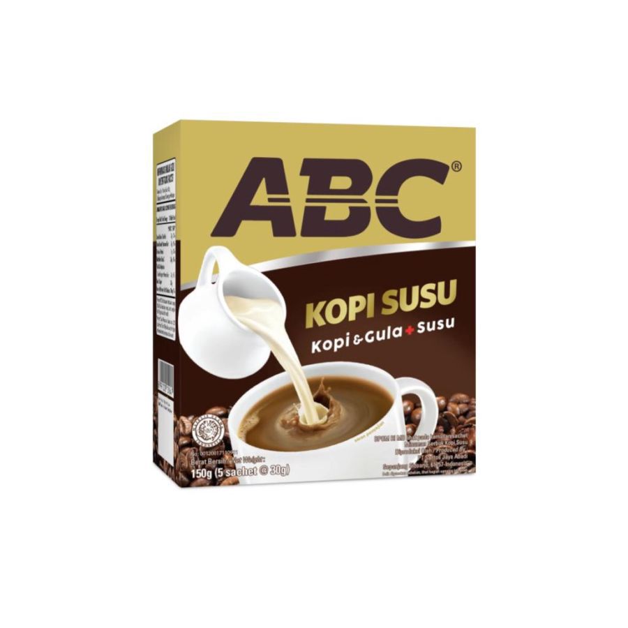 [INVALID] ABC Kopi Susu Box 31gr x 5pcs 155 gram 155gram