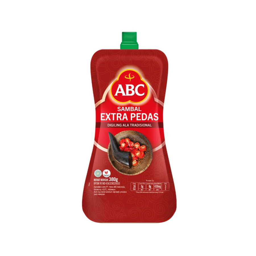 [INVALID] ABC Sambal Extra Pedas 380 gram 380gram