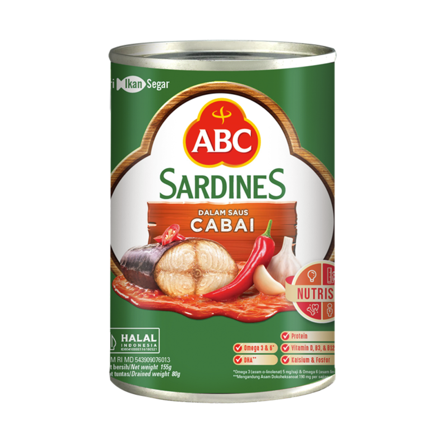 ABC Sarden Saos Cabe 155gram