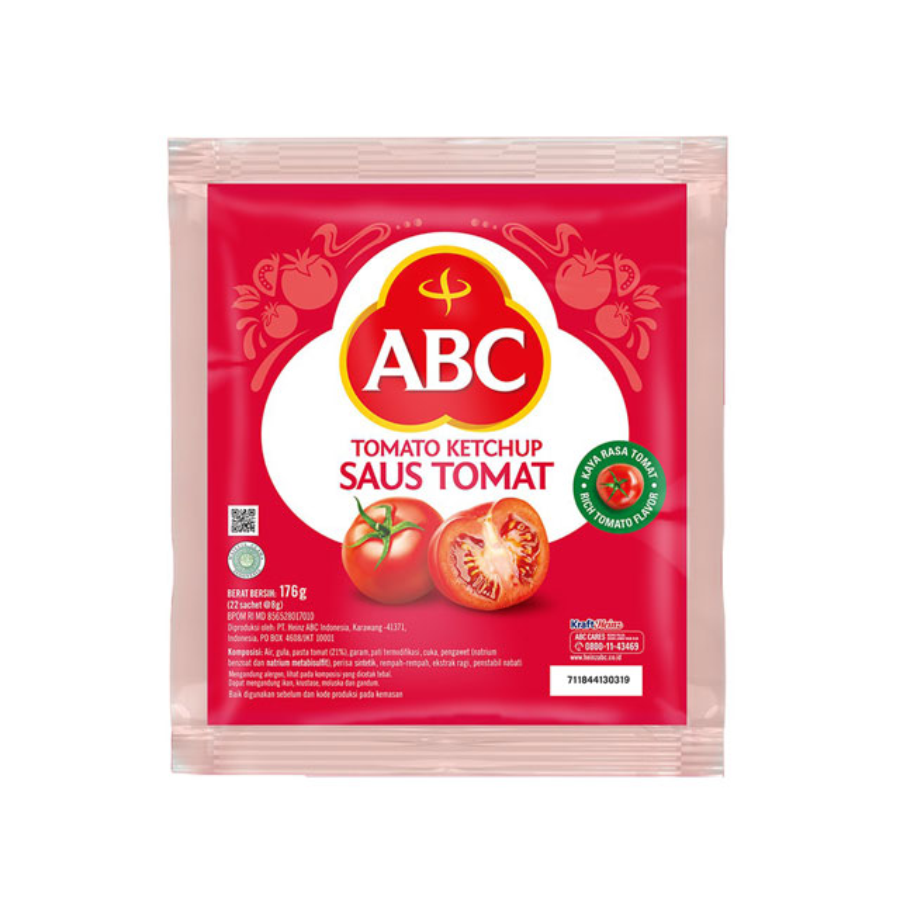 [INVALID] ABC Tomat Sachet/Saus Tomat 8 gram 8gram
