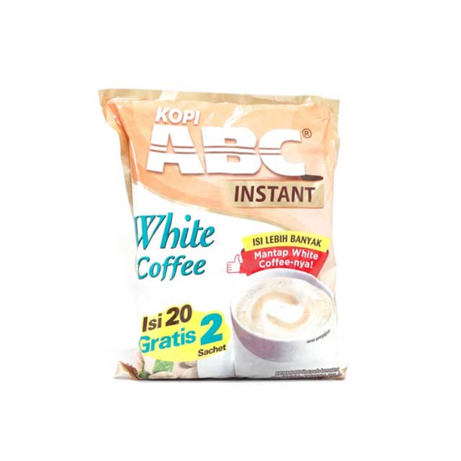 [INVALID] ABC White Coffee Instant Bag 20gr x 20pcs 400 gram 400gram
