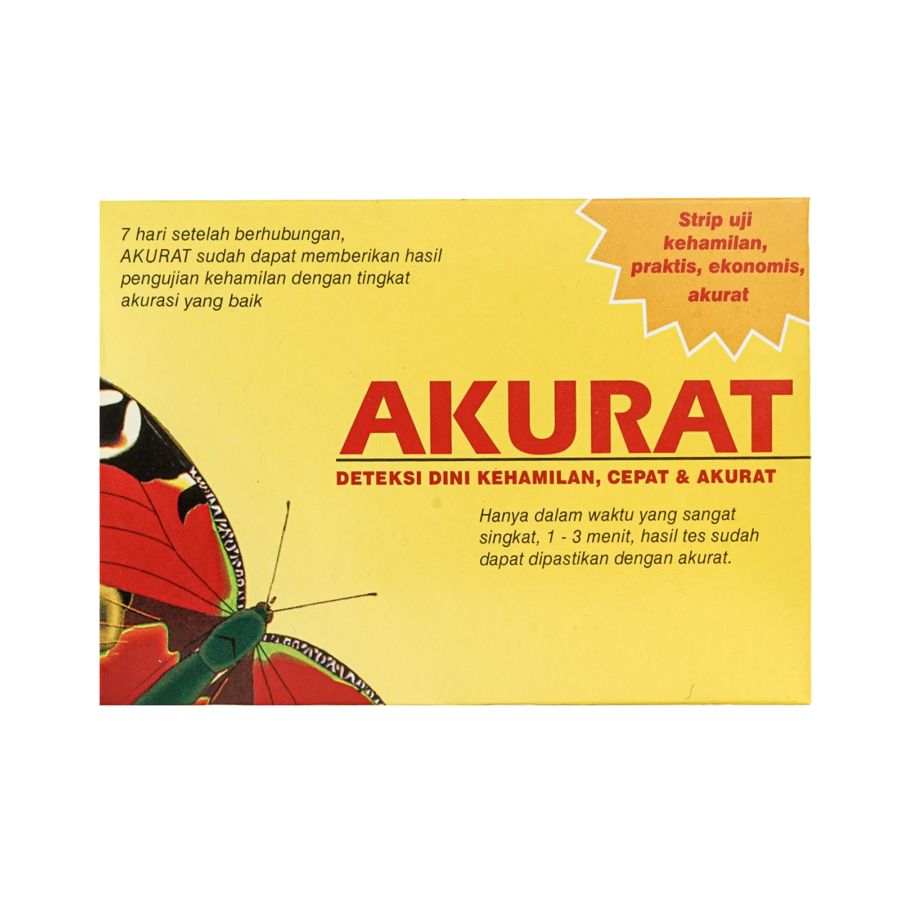 AKURAT Tes Kehamilan/Test Pack 1packs