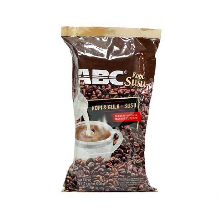 Abc Kopi Gula Susu Regular Sachet 10 x 30gr